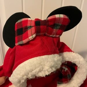Women’s Minnie Mouse zip sweater with ears.